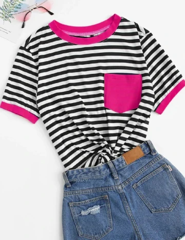 Tricou SHEIN, mix culori