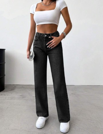 
						Blugi SHEIN, negru