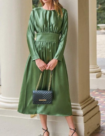 Rochie medie SHEIN, verde
