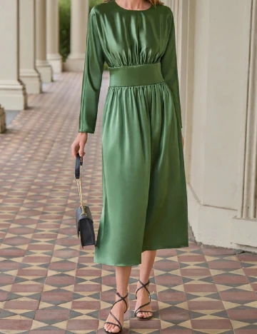Rochie medie SHEIN, verde