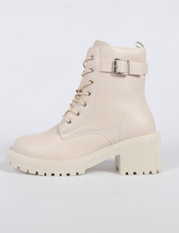 
						Botine SHEIN, ecru