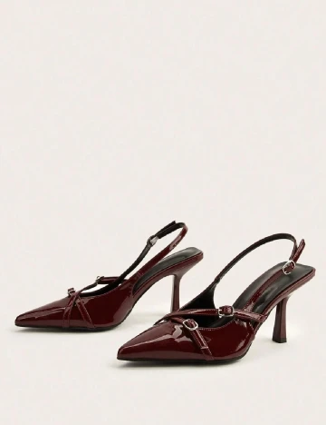 Pantofi SHEIN, visiniu