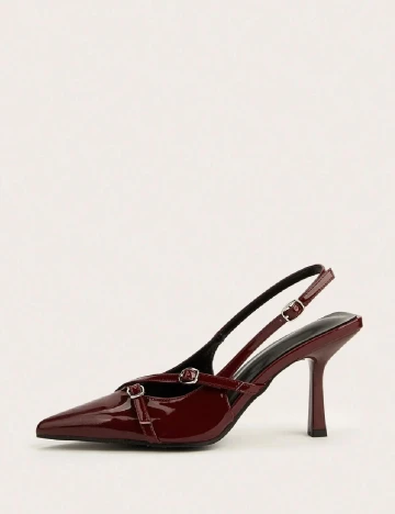 Pantofi SHEIN, visiniu