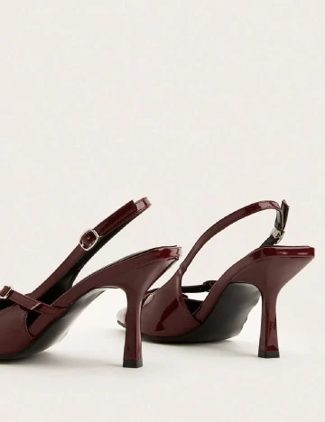 Pantofi SHEIN, visiniu