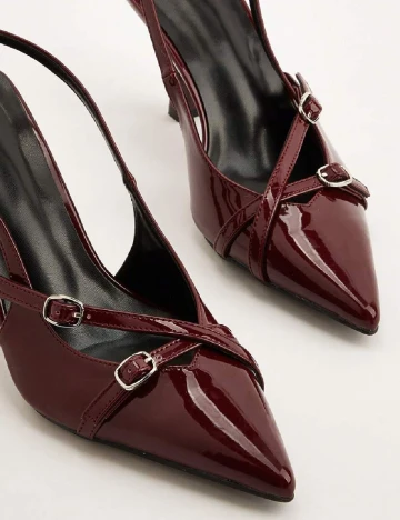 Pantofi SHEIN, visiniu