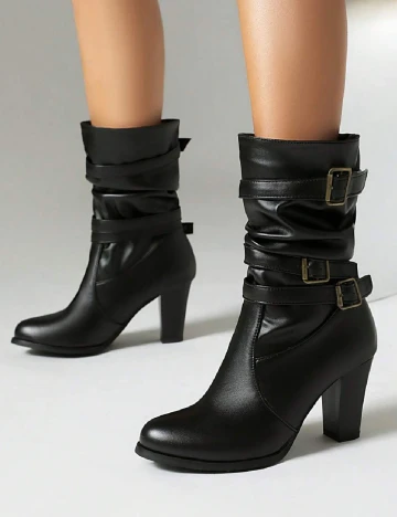 Botine SHEIN, negru