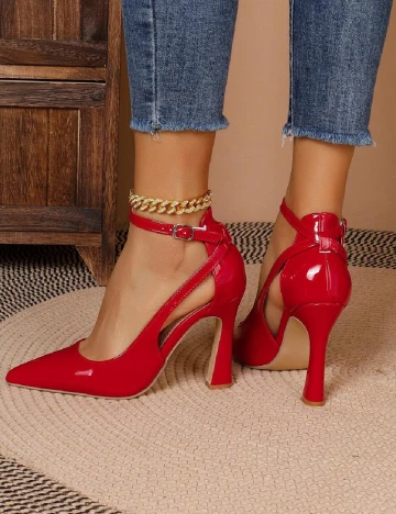 Pantofi SHEIN, rosu