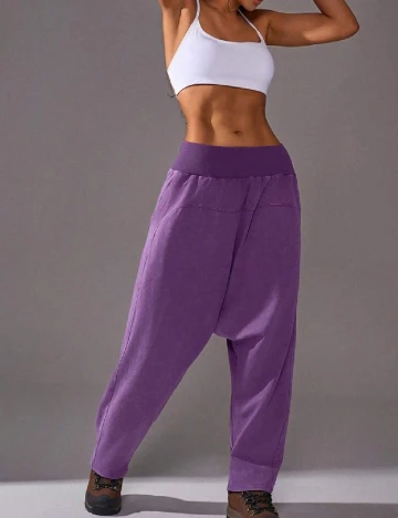 Pantaloni SHEIN, mov