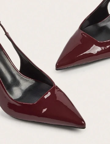 Pantofi SHEIN, visiniu