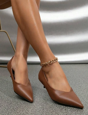 Pantofi SHEIN, maro