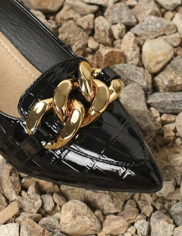 Mocasini SHEIN, negru Negru