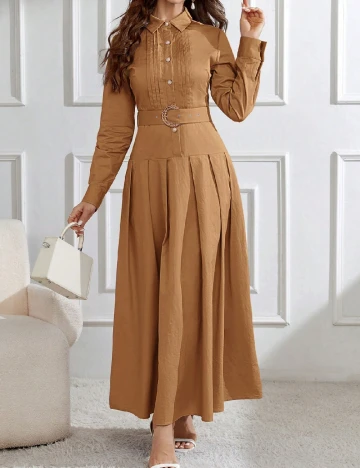 Rochie lunga SHEIN, maro