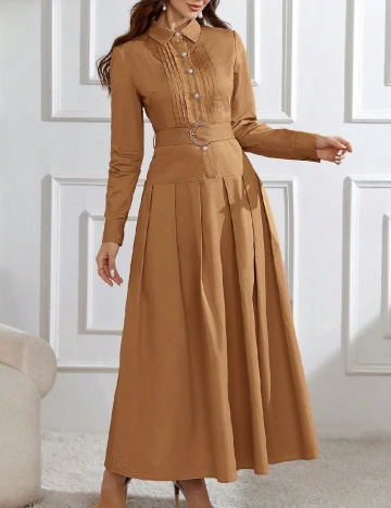 Rochie lunga SHEIN, maro