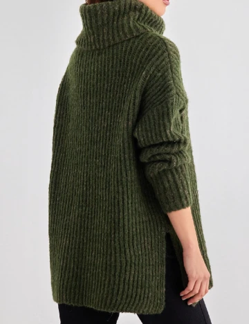 Pulover Vero Moda, verde inchis