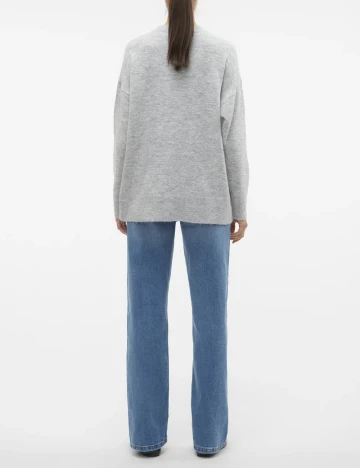 Pulover Oversize Vero Moda, gri