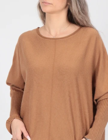 Bluza Oversize SHEIN, maro Maro
