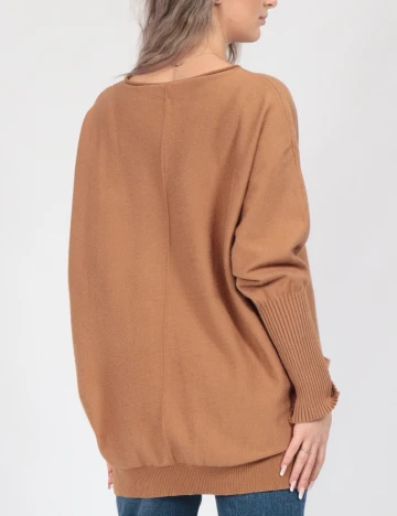 Bluza Oversize SHEIN, maro Maro
