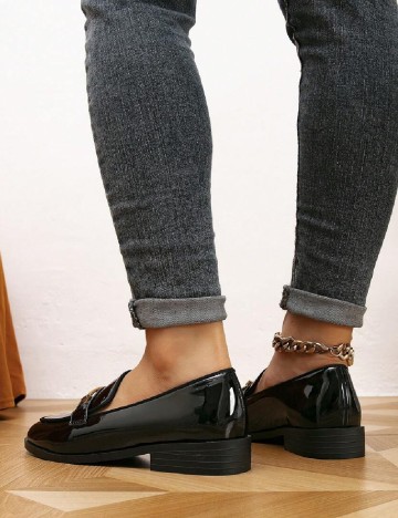 Mocasini SHEIN, negru