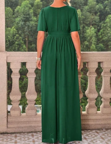 Rochie lunga SHEIN Maternity, verde