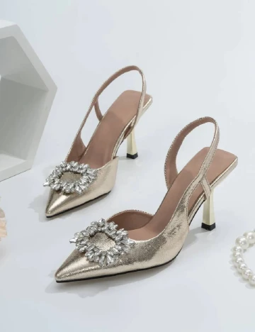 Pantofi SHEIN, auriu