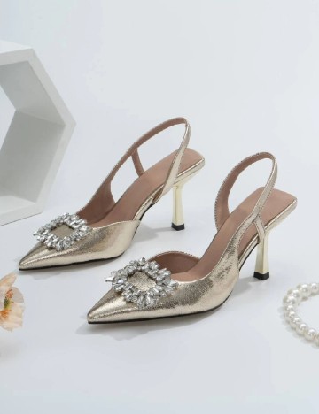 Pantofi SHEIN, auriu