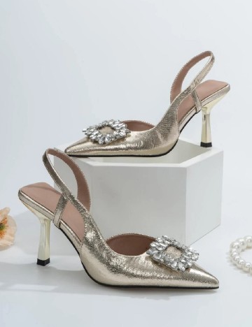 Pantofi SHEIN, auriu