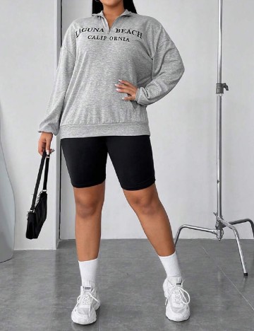 
						Bluza SHEIN CURVE, gri