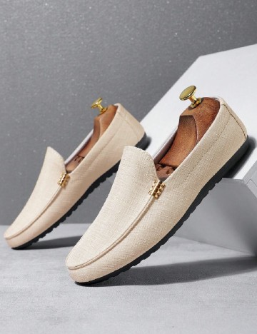 
						Mocasini SHEIN, crem