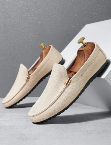 Mocasini SHEIN, crem Crem