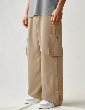Pantaloni SHEIN, maro deschis