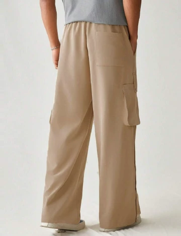 Pantaloni SHEIN, maro deschis