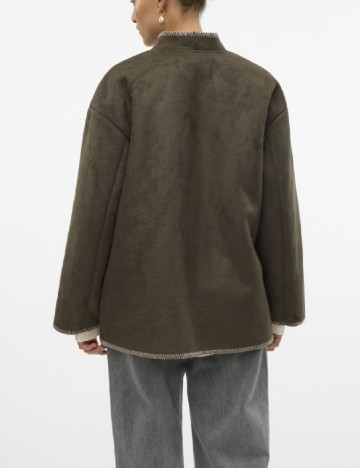Jacheta Vero Moda, verde inchis