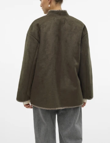 Jacheta Vero Moda, verde inchis