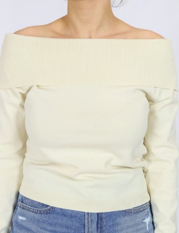 Bluza Vero Moda, ecru