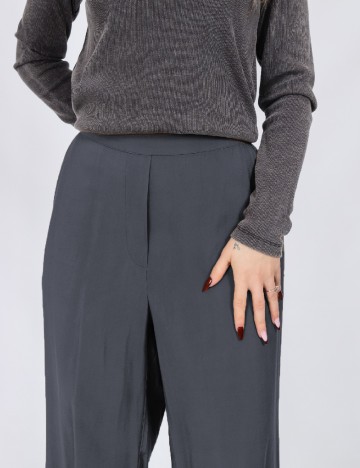 Pantaloni Vero Moda, gri petrol