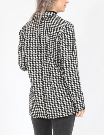 Sacou Jacqueline de Yong, alb/negru