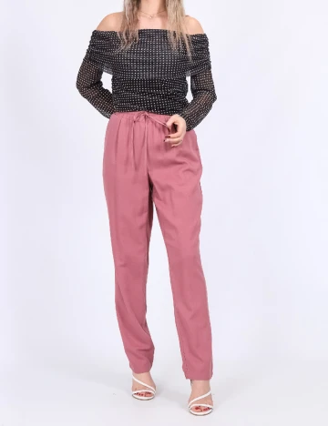 Pantaloni Vero Moda, roz