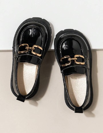 Mocasini Shein Kids, negru