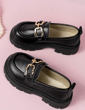 Mocasini Shein Kids, negru