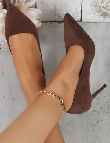Pantofi SHEIN, maro