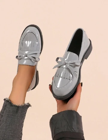 Mocasini SHEIN, gri Gri