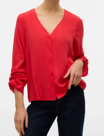 Bluza Vero Moda, rosu