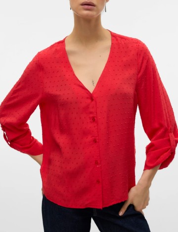 Bluza Vero Moda, rosu