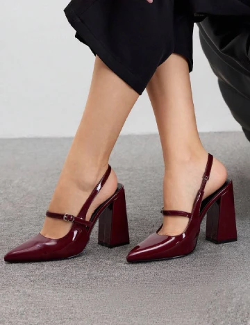 Pantofi Cuccoo, visiniu