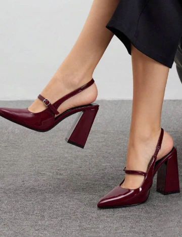 Pantofi Cuccoo, visiniu