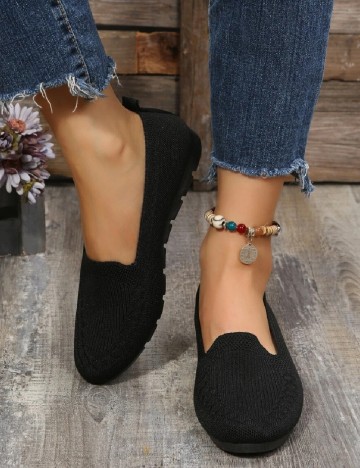 Espadrile SHEIN, negru