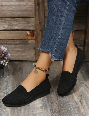 Espadrile SHEIN, negru Negru