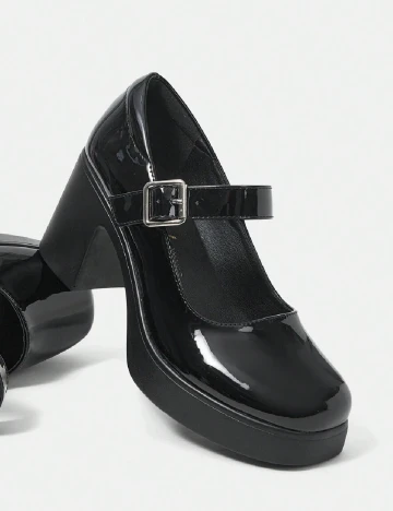 Pantofi SHEIN, negru Negru