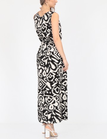 Rochie medie Vero Moda, alb/negru