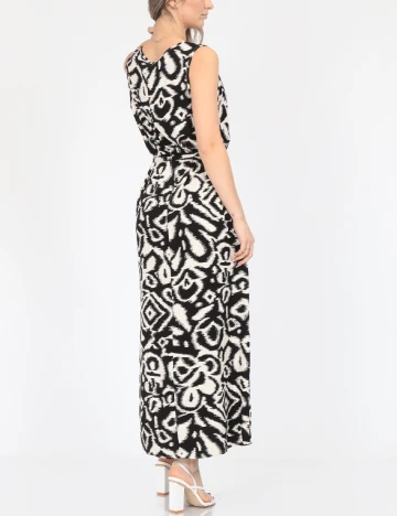Rochie medie Vero Moda, alb/negru